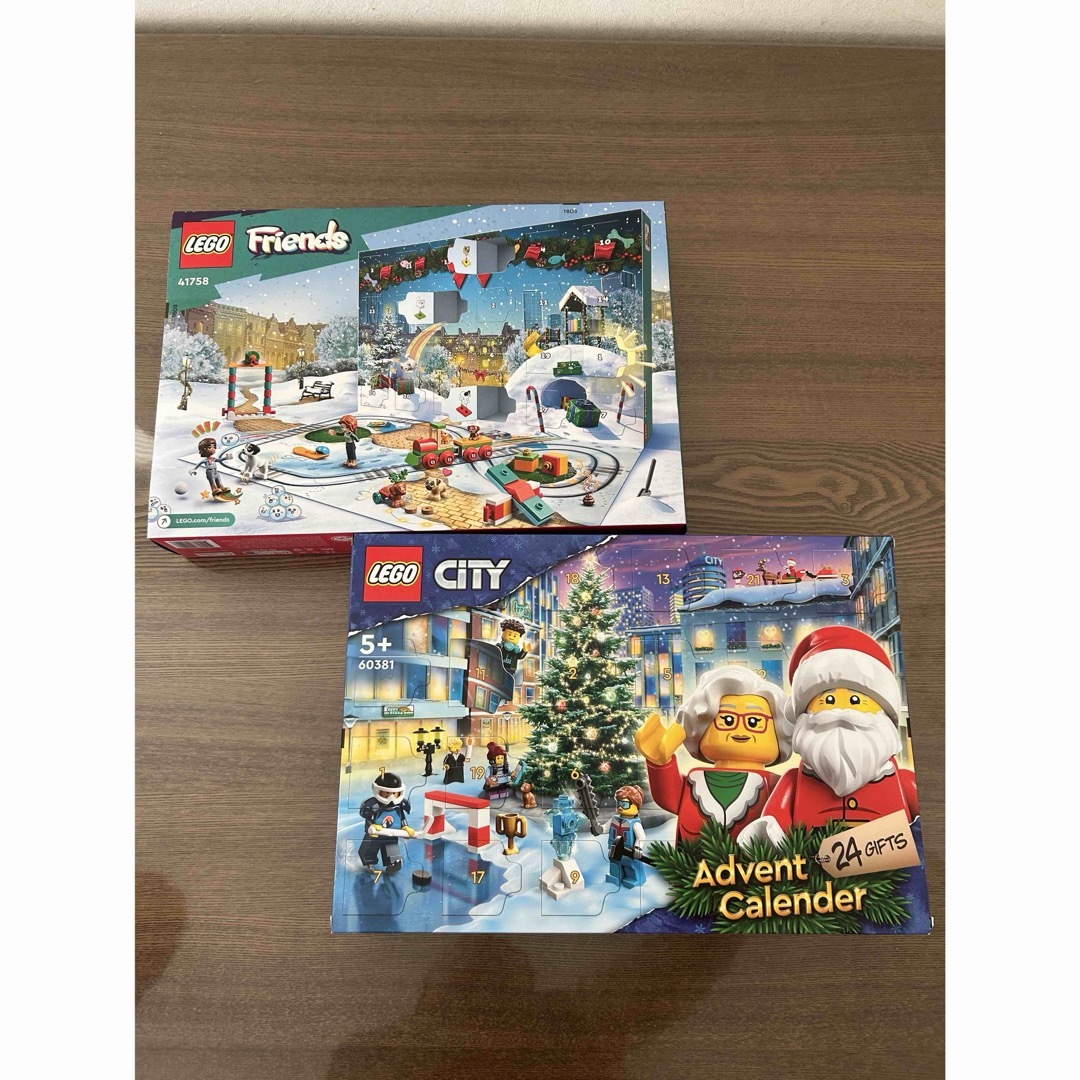 クリスマス　LEGO レゴ　アドベントカレンダー　フレンズ&シティ2個セット