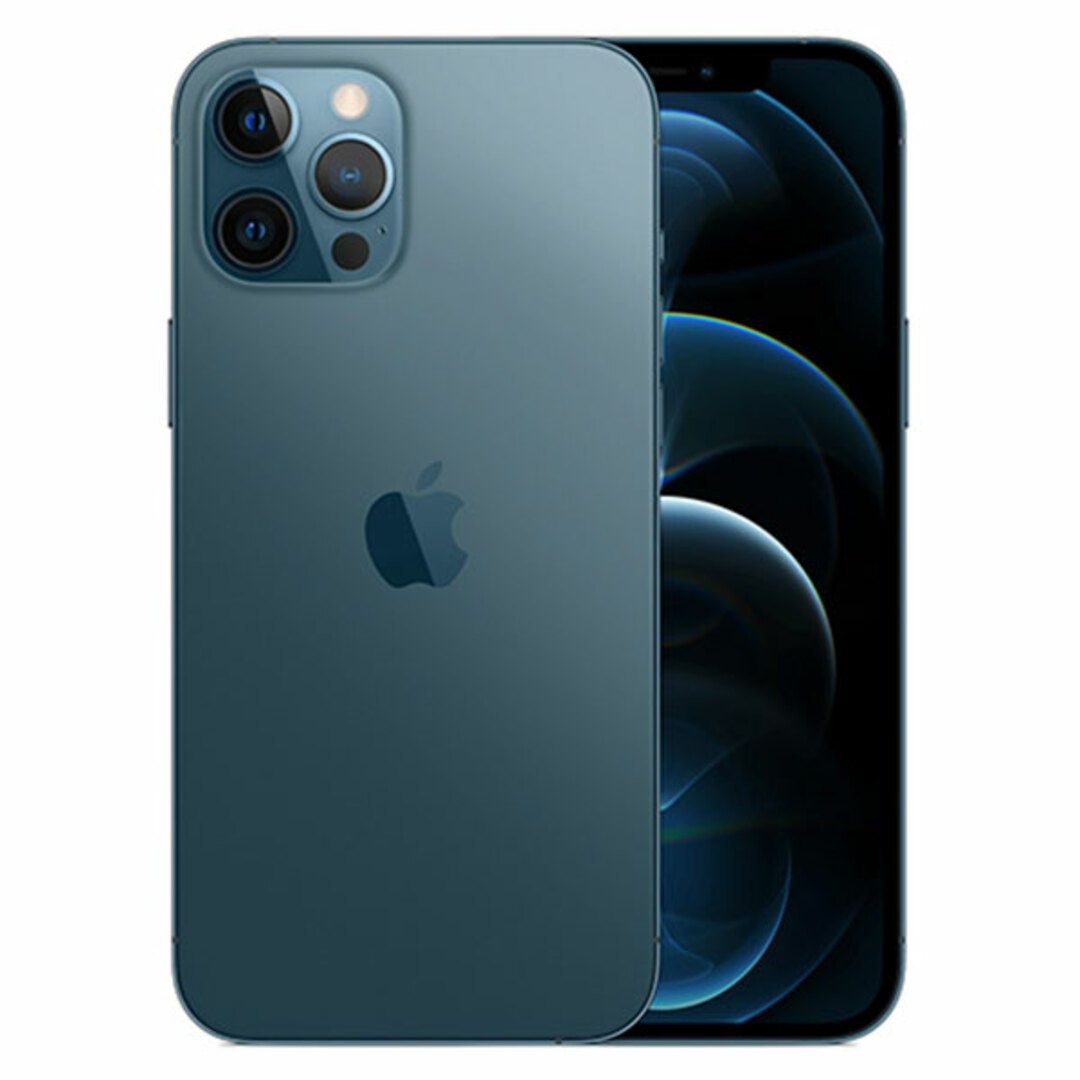 バッテリー90%以上  iPhone12 Pro Max 128GB パシフィックブルー 本体 ソフトバンク スマホ iPhone 12 Pro Max アイフォン アップル apple  【送料無料】 ip12pmmtm1495db