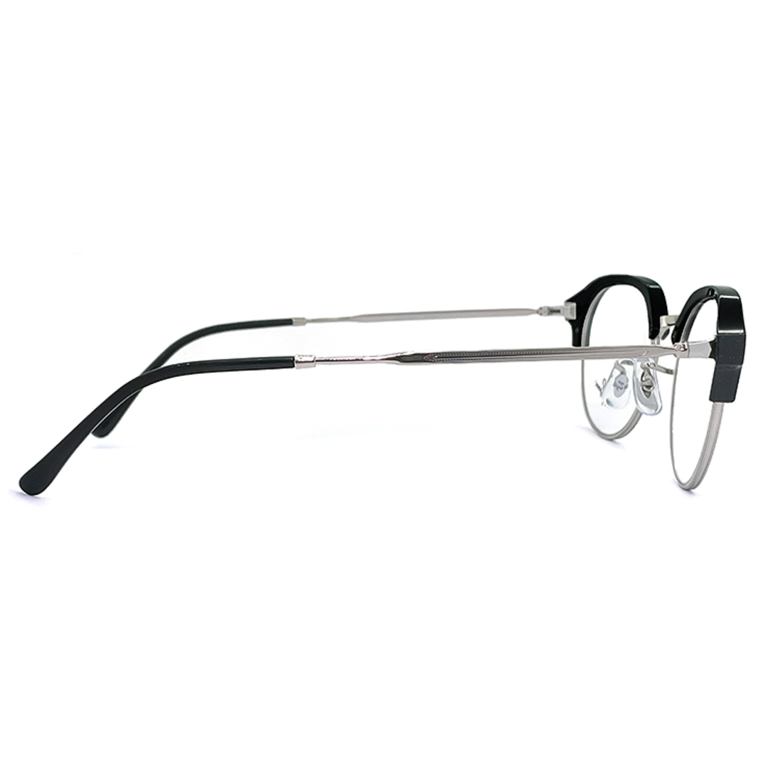 Ray-Ban(レイバン)の【新品】 レイバン メガネ 眼鏡 rx7229 2000 53mm Ray-Ban 眼鏡 メンズ レディース ユニセックス rb7229 ボストン ブロー タイプ 型 メタル フレーム めがね 大きめ 大きい Lサイズ 幅 幅広 黒ぶち メンズのファッション小物(サングラス/メガネ)の商品写真