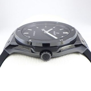 【117597】HUBLOT ウブロ  511.NX.1171.LR クラシックフュージョン  ブラックダイヤル TI/ラバー/レザー（クロコ） 自動巻き ギャランティーカード 純正ボックス 腕時計 時計 WATCH メンズ 男性 男 紳士