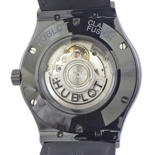 ウブロ HUBLOT 542.CM.1171.RX クラシック フュージョン ブラックマジック デイト クォーツ メンズ 美品 _765983