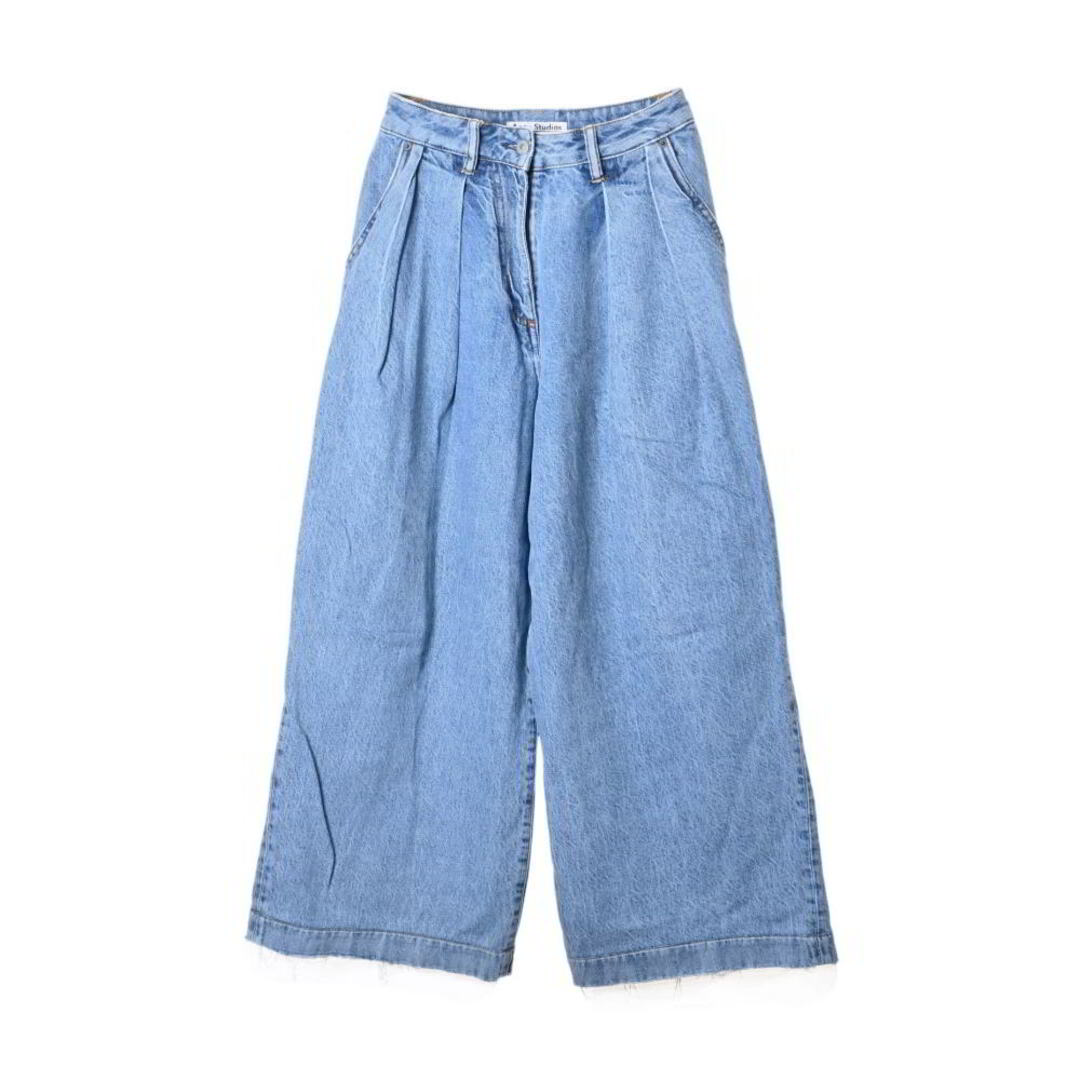 ACNE - ACNE STUDIOS タック ワイド デニム パンツの通販 by ACNE - ACNE STUDIOS タック ワイド デニム パンツの通販 by