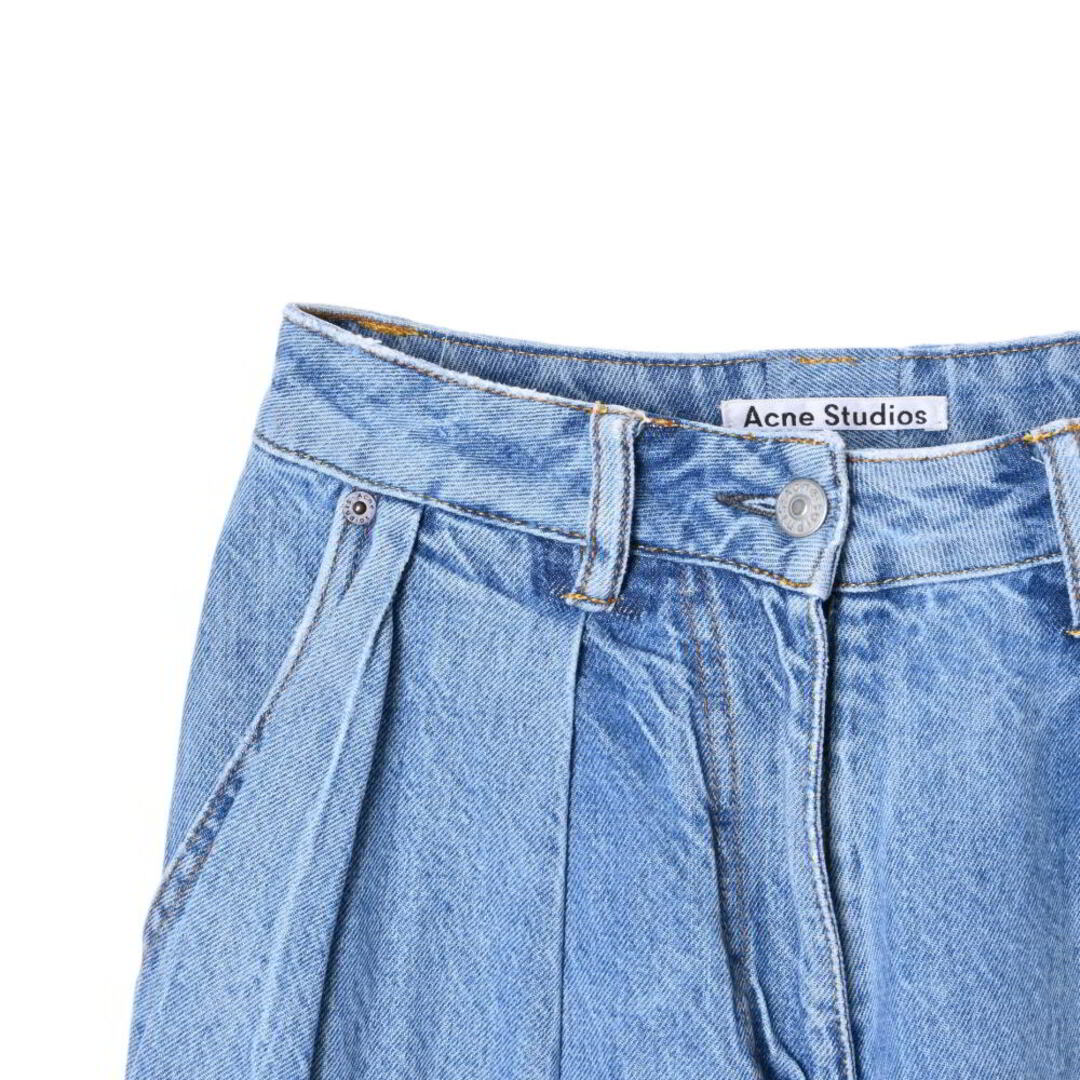 ACNE - ACNE STUDIOS タック ワイド デニム パンツの通販 by ACNE - ACNE STUDIOS タック ワイド デニム パンツの通販 by