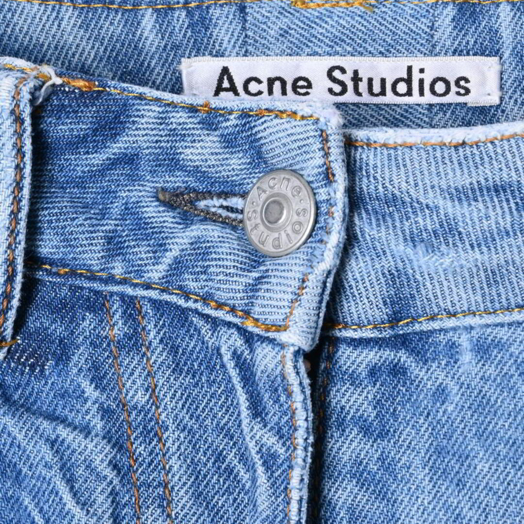 ACNE - ACNE STUDIOS タック ワイド デニム パンツの通販 by ACNE - ACNE STUDIOS タック ワイド デニム パンツの通販 by