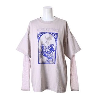 アクネ(ACNE)のACNE STUDIOS プリント レイヤード カットソー(カットソー(長袖/七分))