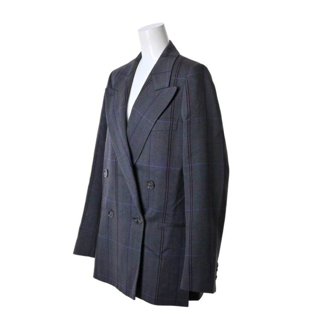 ACNE - ACNE STUDIOS ウール混 チェック柄 ダブル ジャケットの ACNE - ACNE STUDIOS ウール混 チェック柄 ダブル ジャケットの