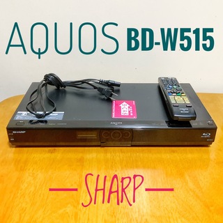 SHARP - SHARP シャープ ブルーレイレコーダー HDD 500GB 2チューナー