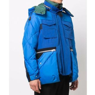 サカイ 20AW 20-02413M デニムドッキングダウンジャケット メンズ 3