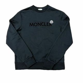 ☆未使用・本物保証☆ MONCLER レタリングロゴ スウェット XL ブラック