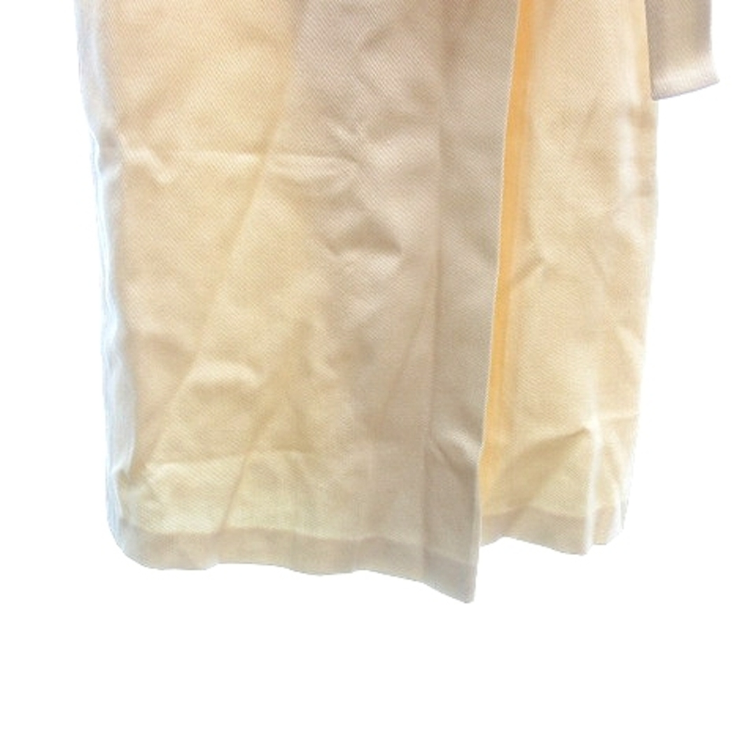 SHIPS(シップス)のシップス タイトスカート ミモレ ロング 麻混 リネン混 36 アイボリー 白 レディースのスカート(ロングスカート)の商品写真