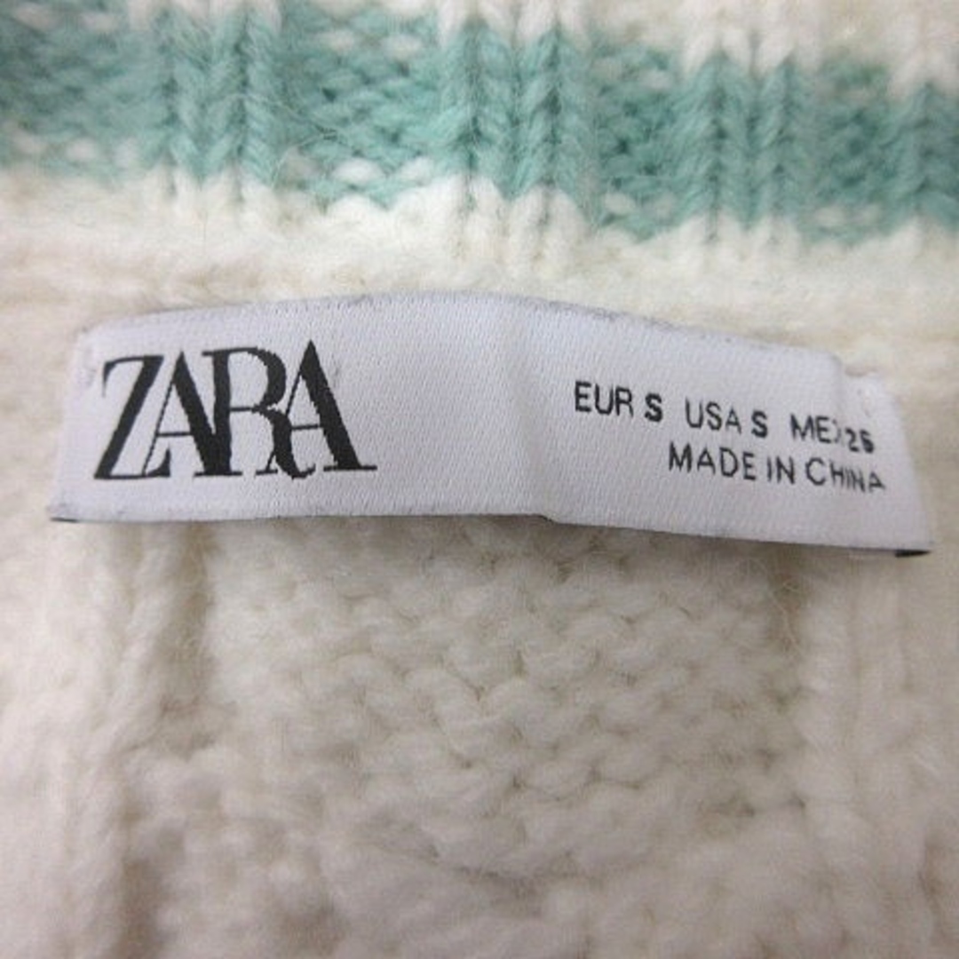 ZARA(ザラ)のザラ ZARA ニットベスト プルオーバー ケーブル S マルチカラー レディースのトップス(ベスト/ジレ)の商品写真