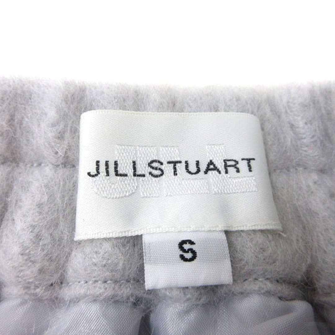 JILL by JILLSTUART(ジルバイジルスチュアート)のジルバイジルスチュアート フレアスカート ミニ ビジュー S ライトグレー レディースのスカート(ミニスカート)の商品写真