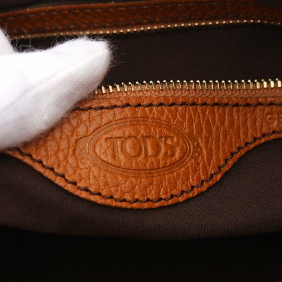 TOD'S(トッズ)の ハンドバッグ レザー ブラウン レディースのバッグ(ハンドバッグ)の商品写真