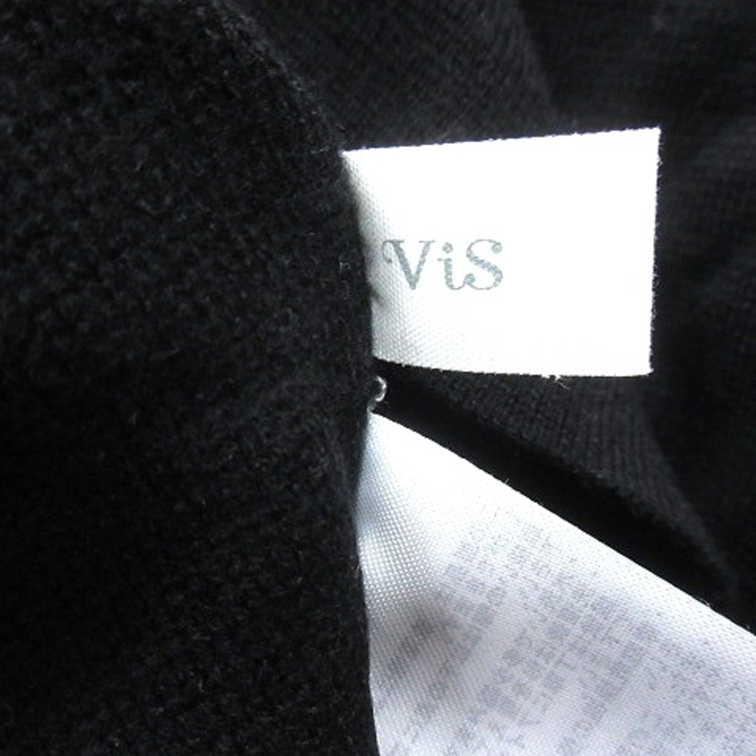 ViS(ヴィス)のビス ViS ニットセーター Vネック 長袖 F 黒 ブラック /AU レディースのトップス(ニット/セーター)の商品写真