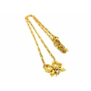 ニナリッチ(NINA RICCI)の■美品■ NINA RICCI ニナリッチ リボン ネックレス ペンダント アクセサリー レディース ゴールド系×シルバー系 DD6284(ネックレス)