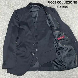 FICCE UOMO★90sスカジャン美品★中綿入★浮世絵風龍★両面刺繍★黒★L