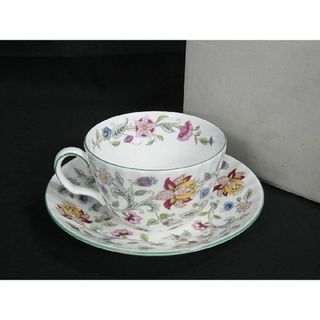 ミントン(MINTON)の■極美品■ MINTON ミントン ハドンホール フラワー 花柄 コーヒーカップ 食器 ホワイト系×マルチカラー DD1354(食器)