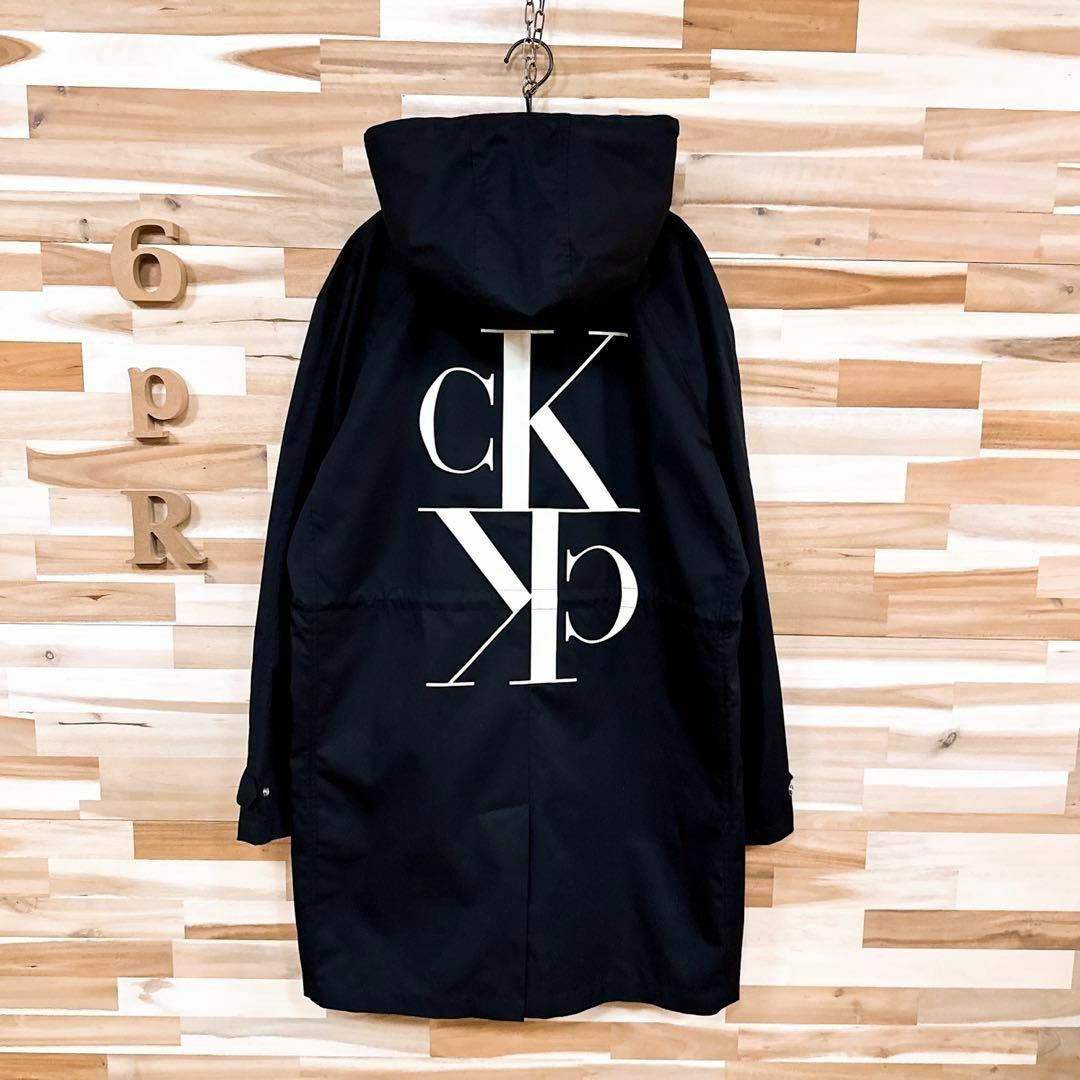 Calvin Klein メンズ モッズコート 黒 Lサイズ