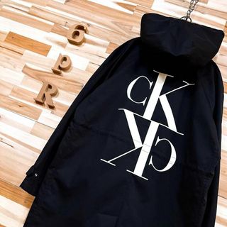 Calvin Klein メンズ モッズコート 黒 Lサイズ