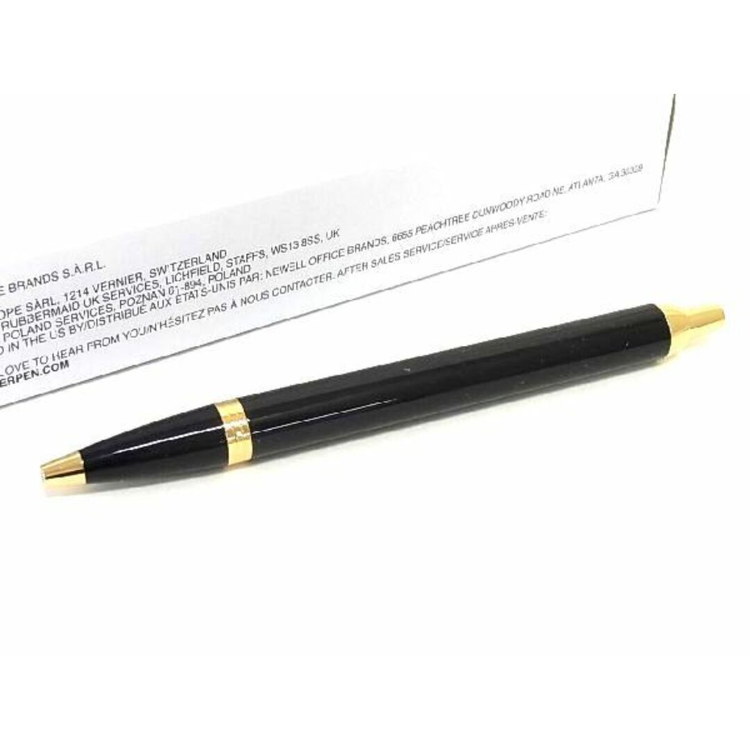 Parker(パーカー)の■新品同様■ PARKER パーカー IM ノック式 ボールペン 筆記用具 文房具 ステーショナリー ブラック系×ゴールド系 DD3562 インテリア/住まい/日用品の文房具(ペン/マーカー)の商品写真