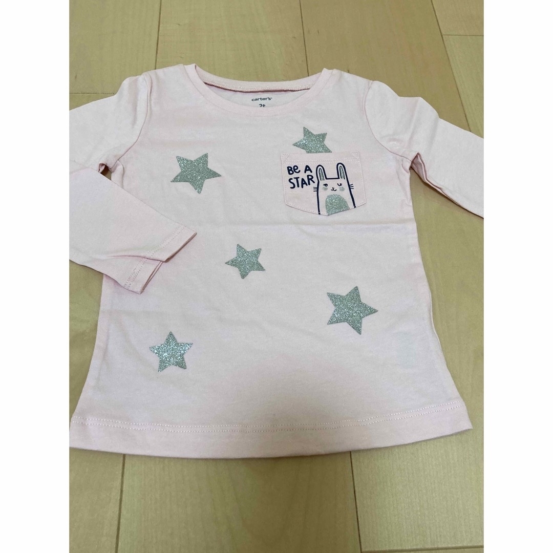 carter's(カーターズ)のカーターズ　ロンT うさぎスター キッズ/ベビー/マタニティのベビー服(~85cm)(Ｔシャツ)の商品写真