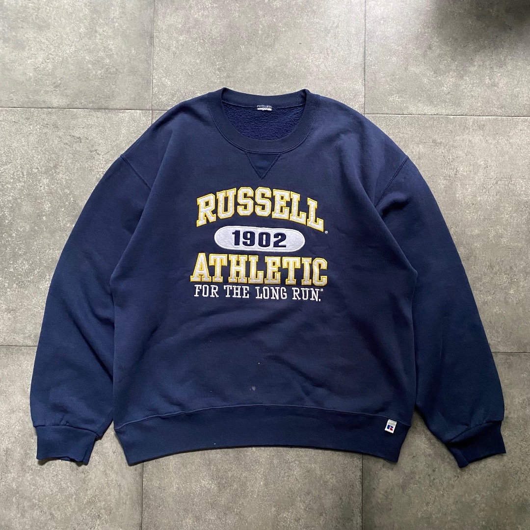 Russell Athletic(ラッセルアスレティック)の90s-00s ラッセルアスレチック スウェット L相当 ネイビー メンズのトップス(スウェット)の商品写真