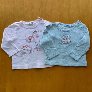 ファミリア(familiar)のファミリア リアちゃん 長袖Ｔシャツ 2枚セット 　80(シャツ/カットソー)