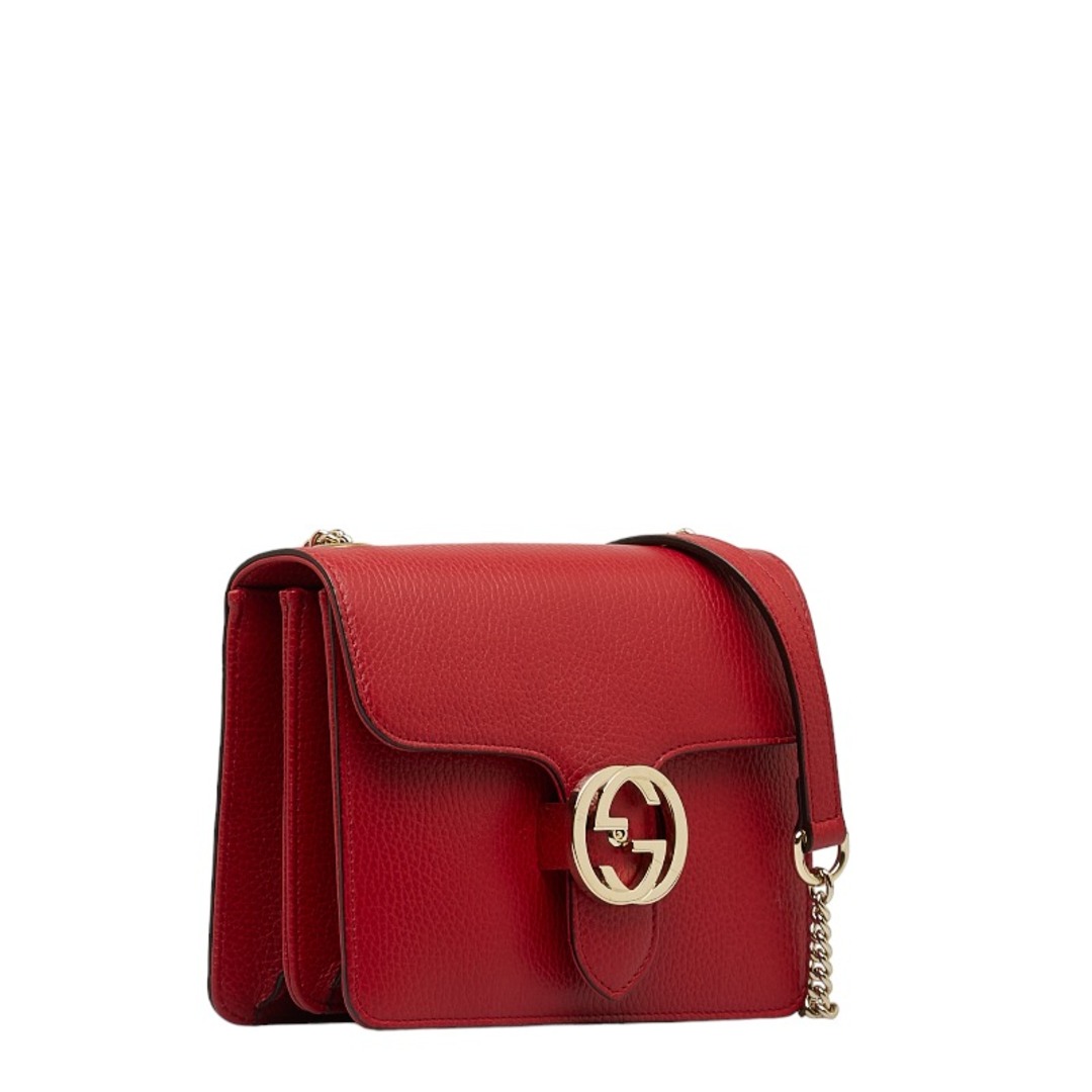 Gucci - グッチ インターロッキングG チェーン ショルダーバッグ