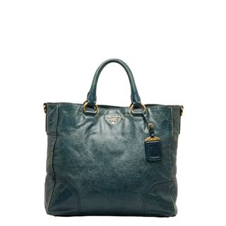 プラダ(PRADA)のプラダ ヴィッテロ シャイン ゴールド金具 ハンドバッグ トートバッグ レザー レディース PRADA 【1-0122564】(ハンドバッグ)