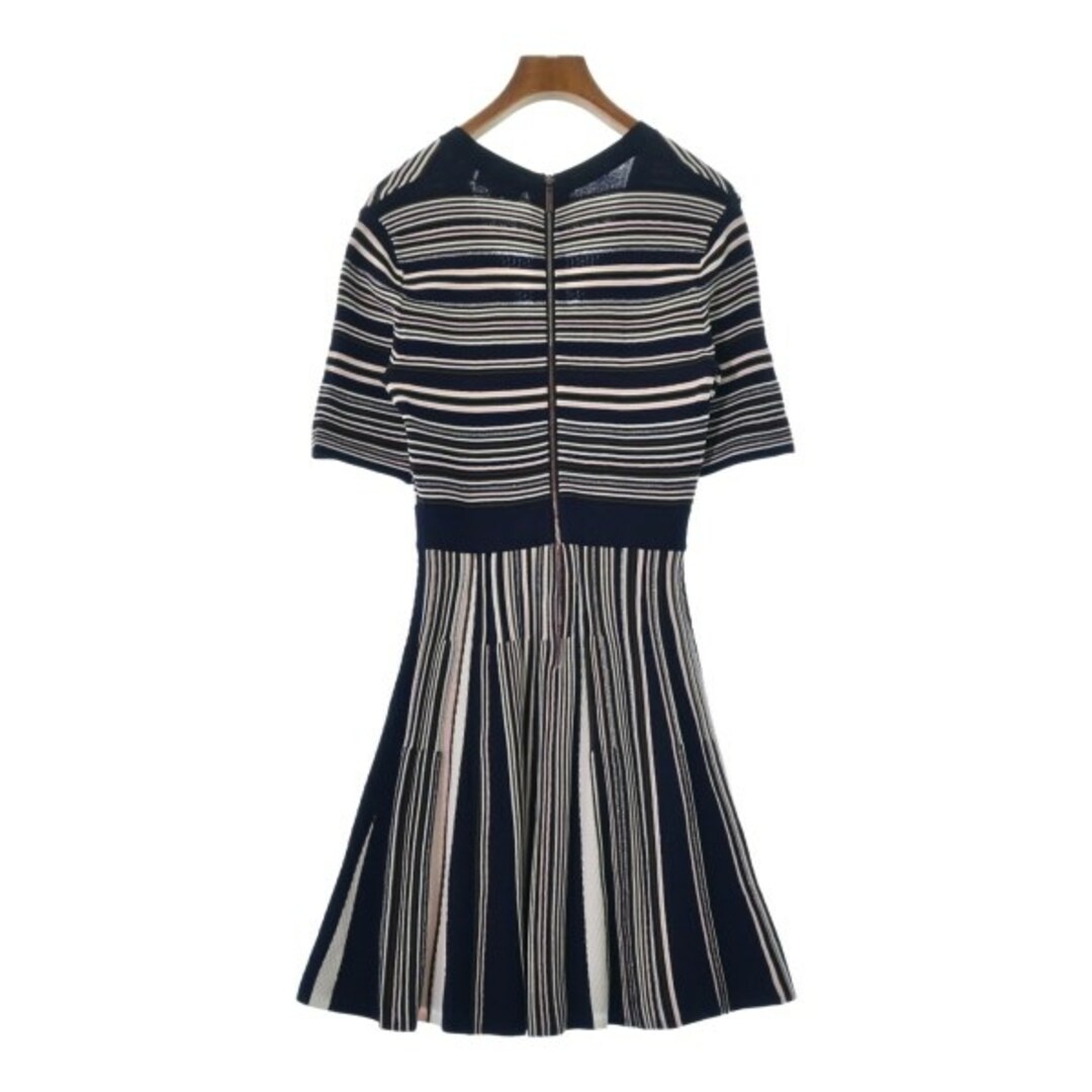 TED BAKER - TED BAKER ワンピース 0(XS位) 紺xピンクx白(ボーダー