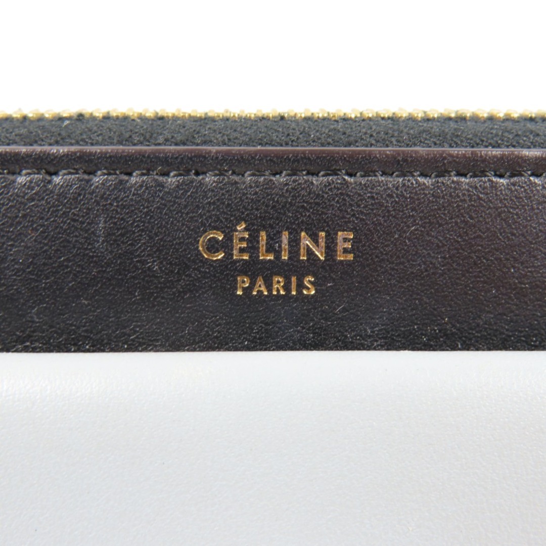 美品 CELINE セリーヌ 財布 小物入れ ポーチ レザー ブラック レディース