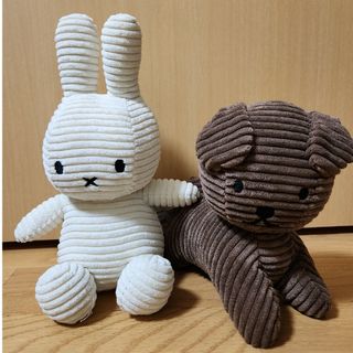 ミッフィー(miffy)のミッフィー スナッフィー コーデュロイ ぬいぐるみ(キャラクターグッズ)