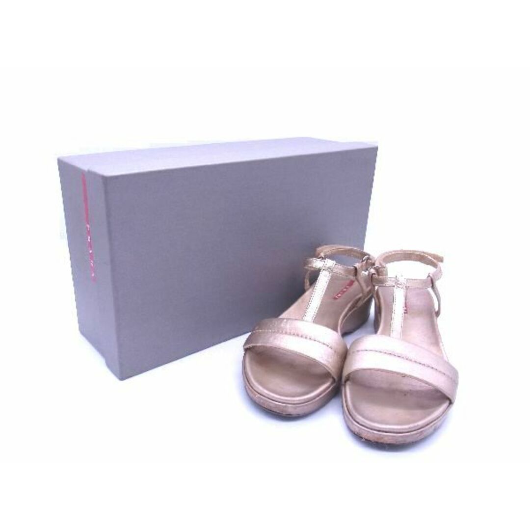 パンプス サンダル PRADA プラダ ゴールド+sma-laigle.fr