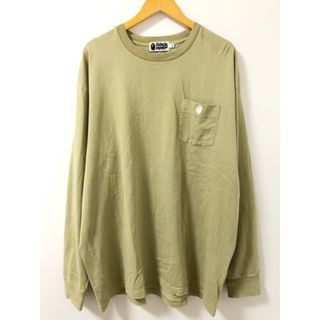 アベイシングエイプ(A BATHING APE)のA BATHING APE（アベイシングエイプ）ONE POINT POCKET L/S TEE　長袖Tシャツ【E1558-007】(Tシャツ/カットソー(七分/長袖))