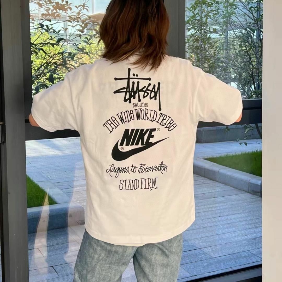 希少 Nike x stussy ステューシー ダイス Tシャツ 男女兼用メンズ