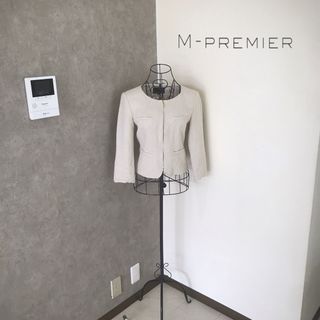 エムプルミエ(M-premier)のエムプルミエ♡2度着用　ノーカラー(ノーカラージャケット)