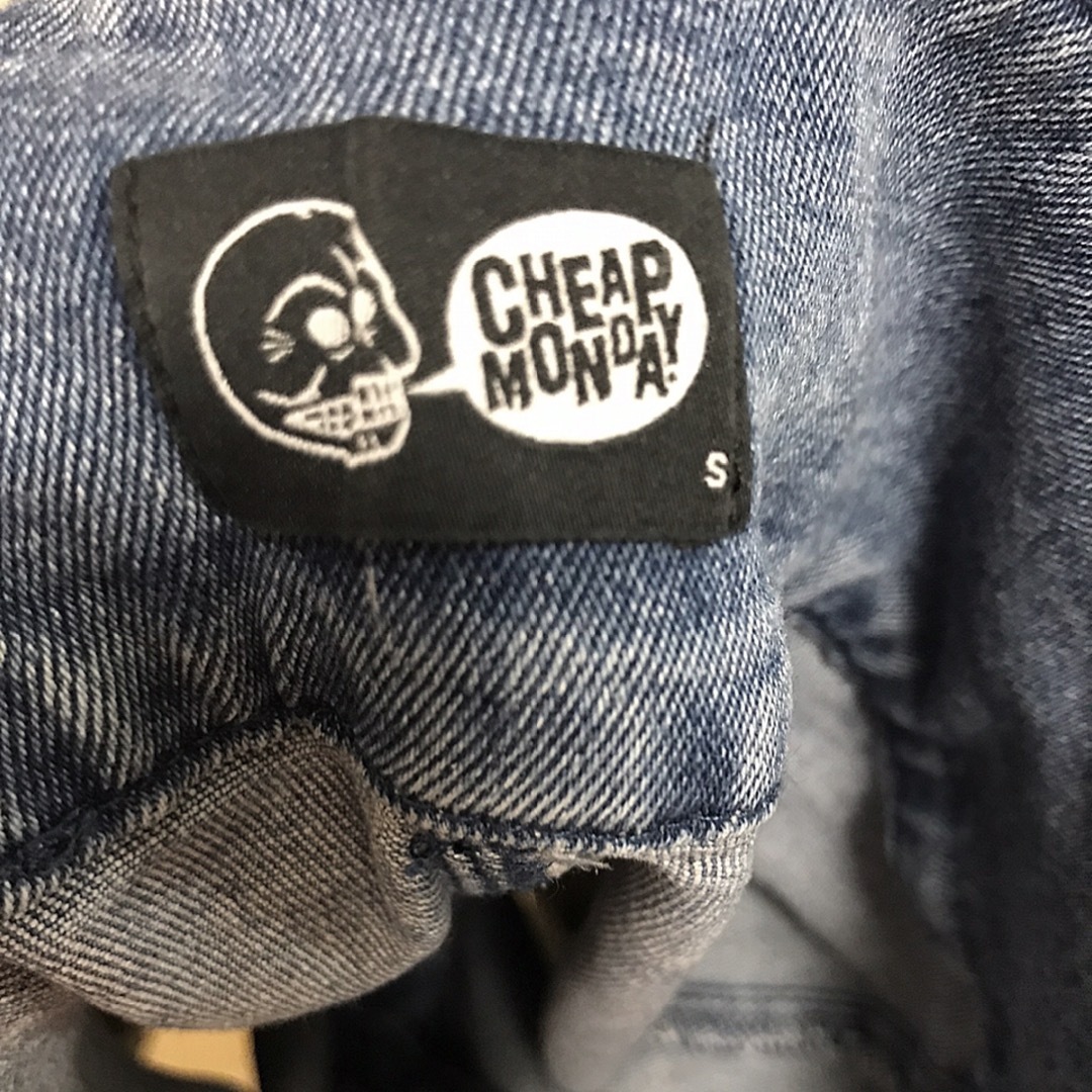 CHEAP MONDAY(チープマンデー)のCHEAPMONDAY チープマンデー デニムタイトベアワンピース レディースのワンピース(ミニワンピース)の商品写真