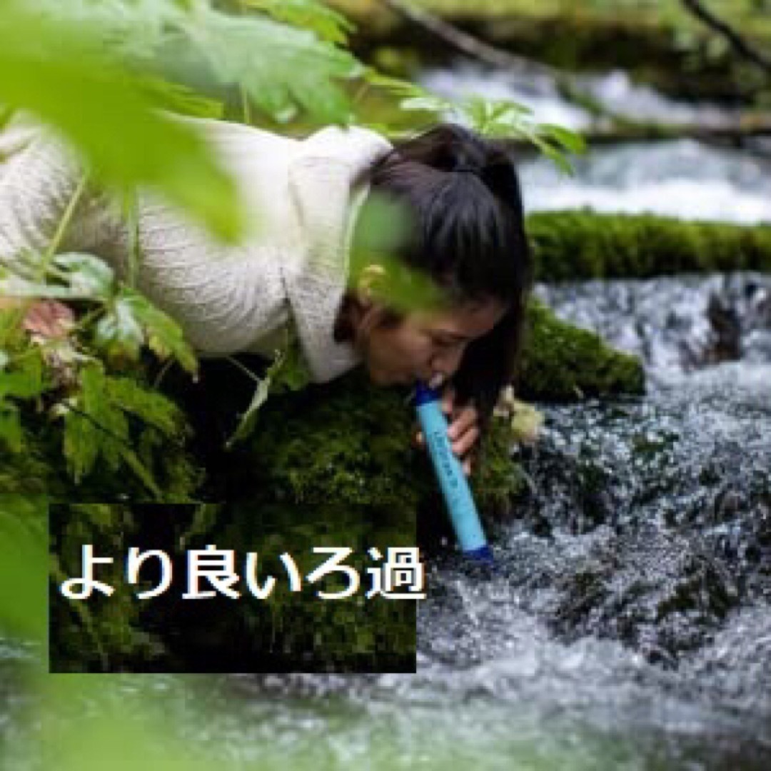 LifeStraw(ライフストロー) 携帯用 浄水器 1000リットル浄化可能  スポーツ/アウトドアのアウトドア(その他)の商品写真