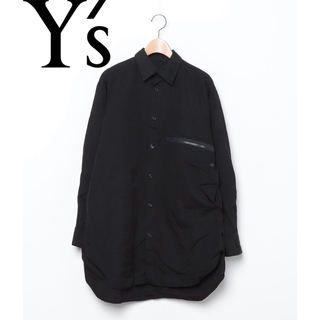 ワイズ(Y's)の【Y's】デザインシャツ【サイズＳ】(シャツ/ブラウス(長袖/七分))