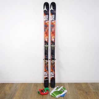 アトミック(ATOMIC)の美品 アトミック ATOMIC 山スキー BACKLAND DESCENDER 176cm ビンディング DYNAFIT TLT 30th radical ST 2.0 シール クランポン セット バックカントリー(板)