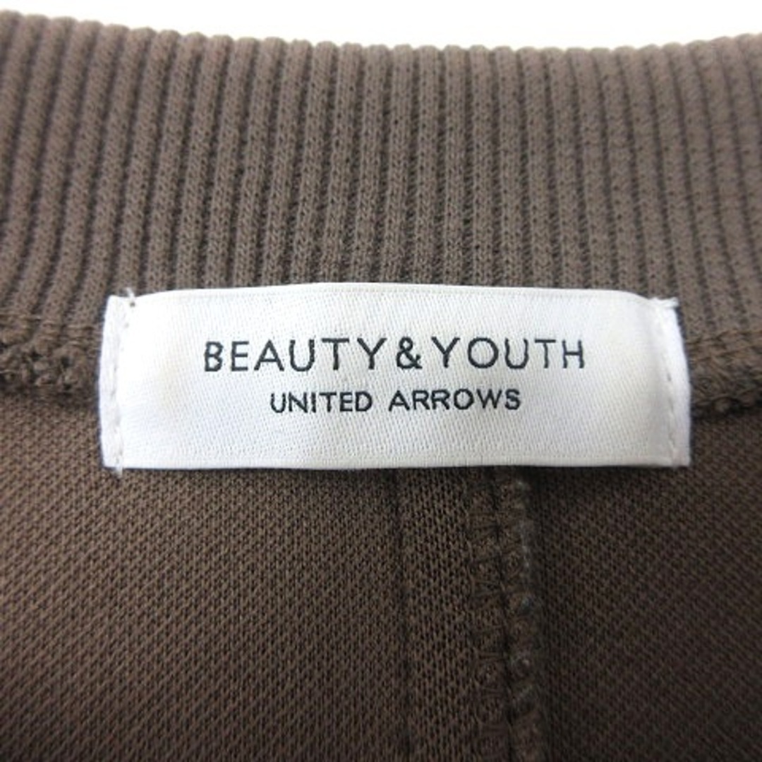 BEAUTY&YOUTH UNITED ARROWS(ビューティアンドユースユナイテッドアローズ)のB&Y ユナイテッドアローズ ビューティー&ユース トレーナー 長袖 茶 レディースのトップス(トレーナー/スウェット)の商品写真