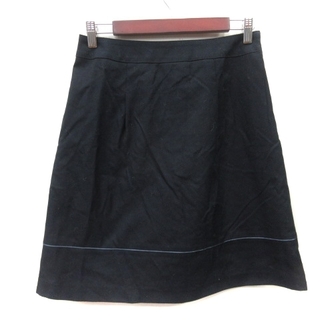 インディヴィ(INDIVI)のインディヴィ 台形スカート ひざ丈 40 紺 ネイビー /YI(カットソー(半袖/袖なし))