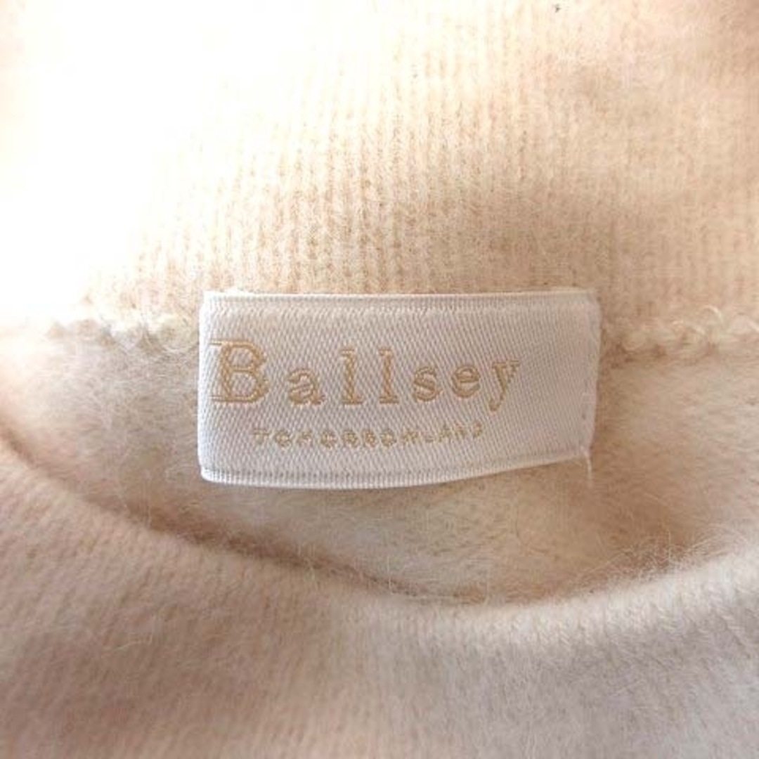 Ballsey(ボールジィ)のボールジー ニット セーター 七分袖 ハイネック ウール S ライトベージュ レディースのトップス(ニット/セーター)の商品写真
