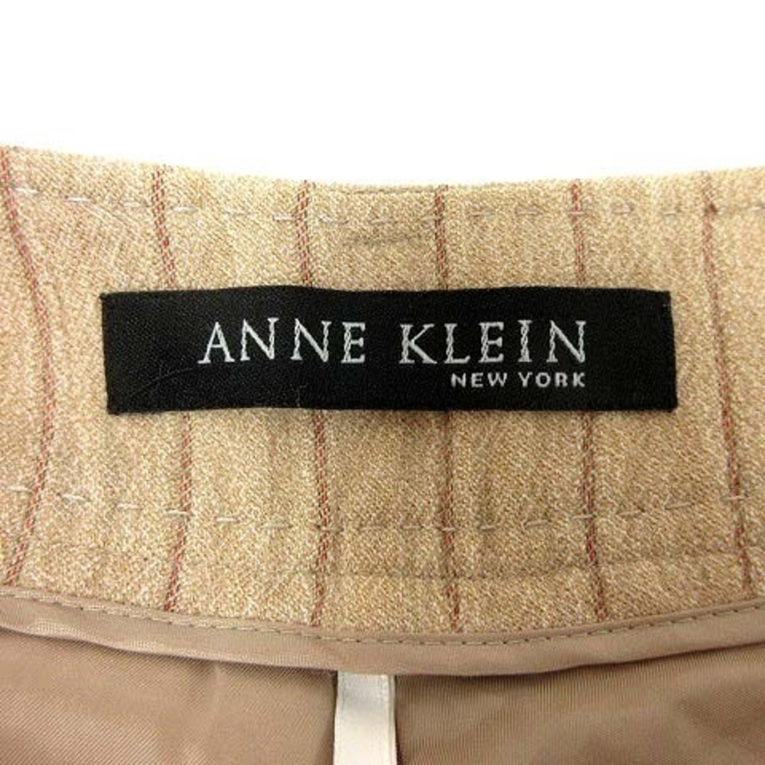 ANNE KLEIN(アンクライン)のANNE KLEIN スラックスパンツ ストライプ ウール 5 ベージュ /YK レディースのパンツ(その他)の商品写真