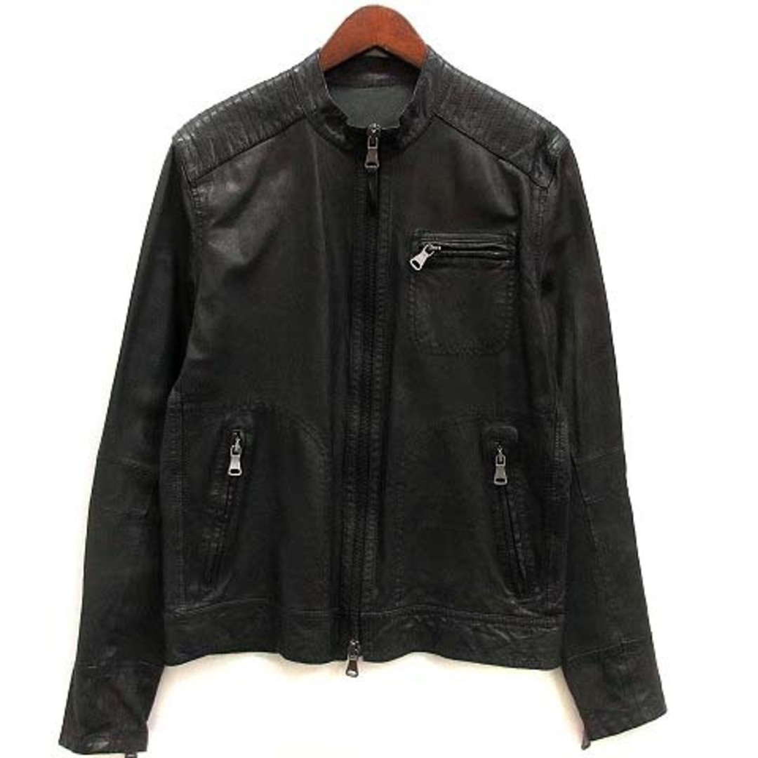 GB skinsライダースジャケット 黒 コーデュロイ