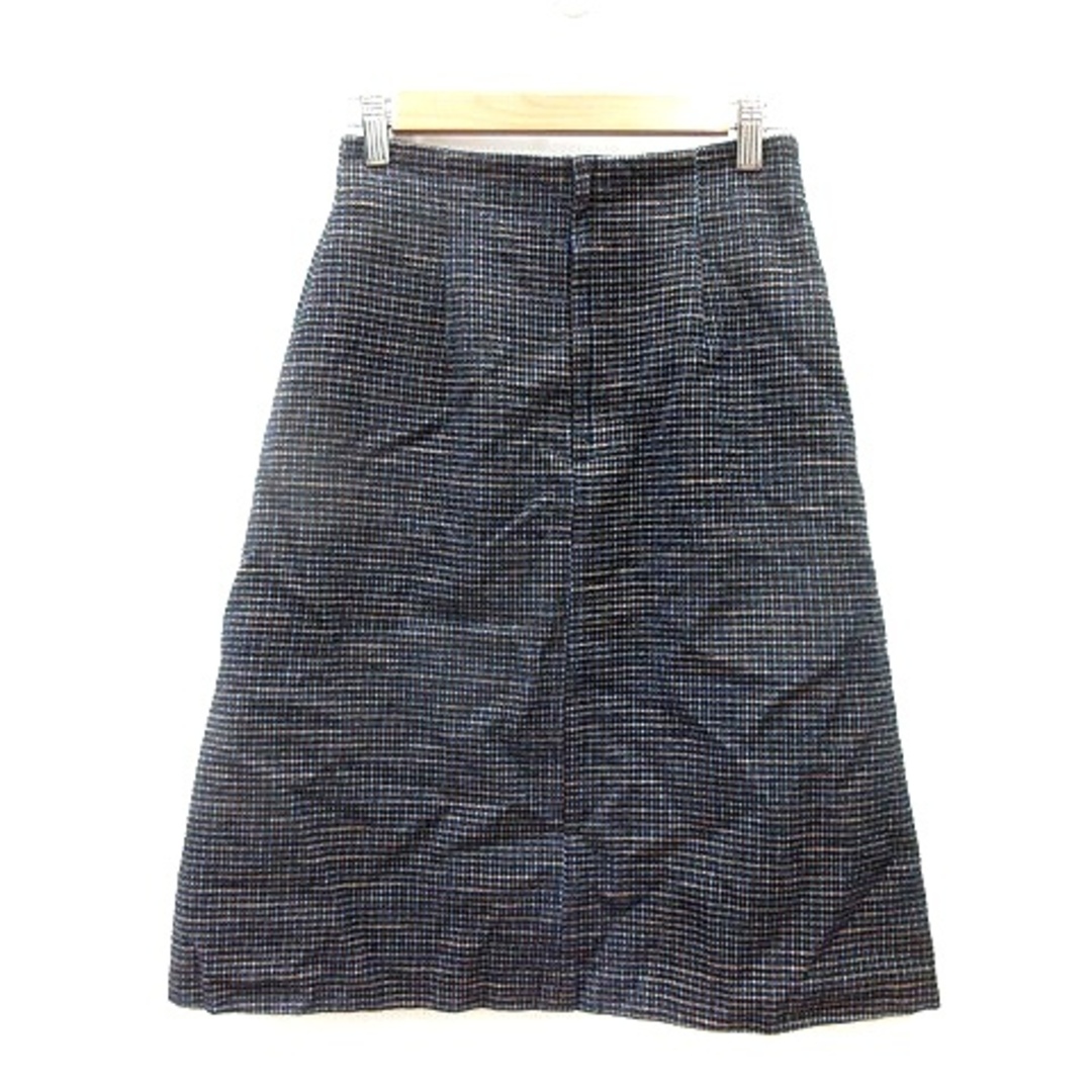 NATURAL BEAUTY BASIC(ナチュラルビューティーベーシック)のナチュラルビューティーベーシック フレアスカート ミモレ ロング S 紺 レディースのスカート(ロングスカート)の商品写真