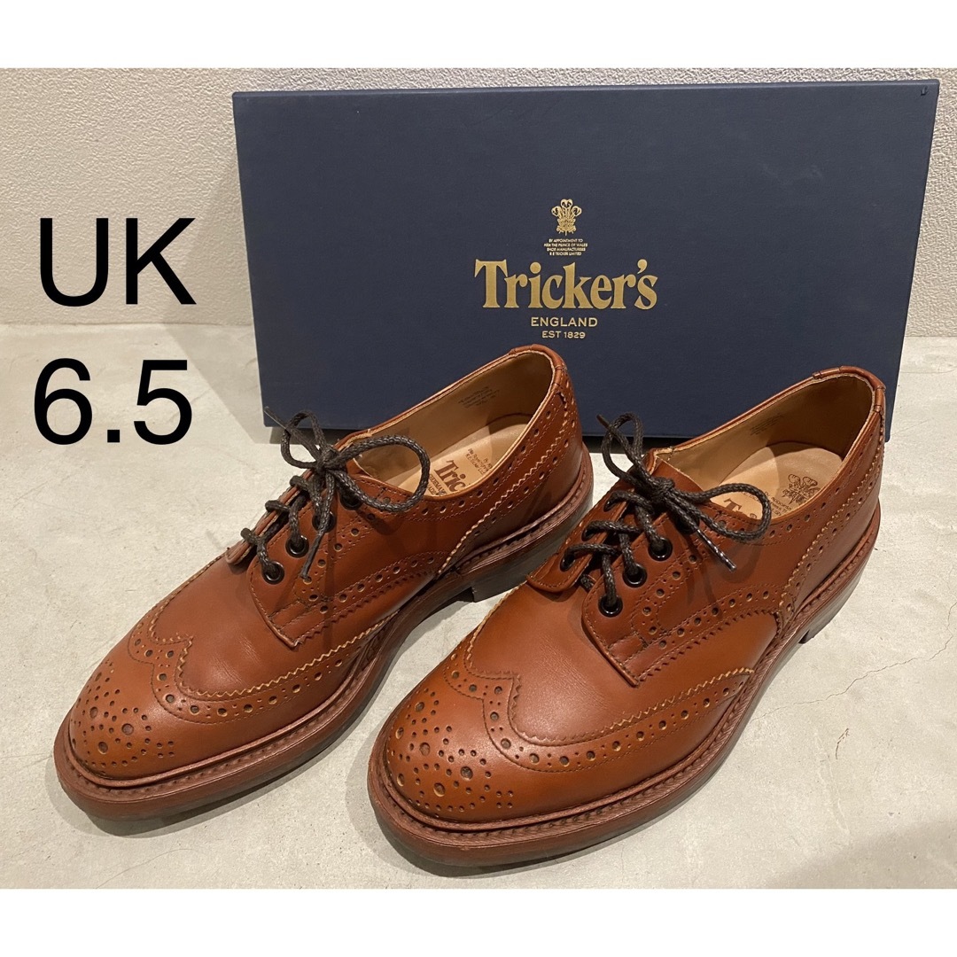Tricker’s カントリーシューズ バートン マロンアンティーク UK6.5