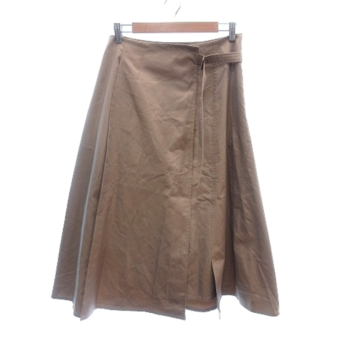 ドゥクラッセ ラップスカート フレア ロング 15 ベージュ /AU ■MO レディースのスカート(ロングスカート)の商品写真