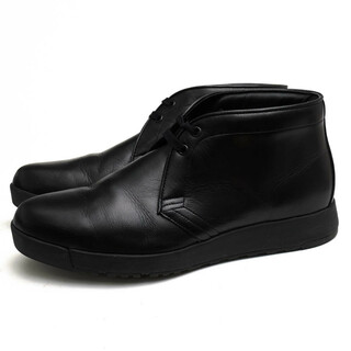 アシックス／ASICS チャッカブーツ シューズ 靴 メンズ 男性 男性用レザー 革 本革 ブラック 黒  13315999181 LEATHER CHUKKA BOOTS プレーントゥ(ブーツ)