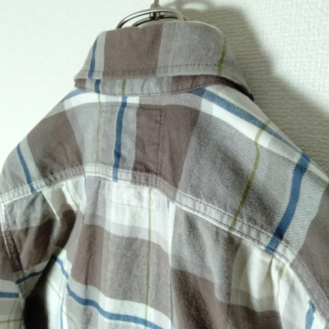 Hollister(ホリスター)の【HOLLISTER コットンシャツ XS 海外古着 刺繍ロゴ A552 メンズのトップス(シャツ)の商品写真